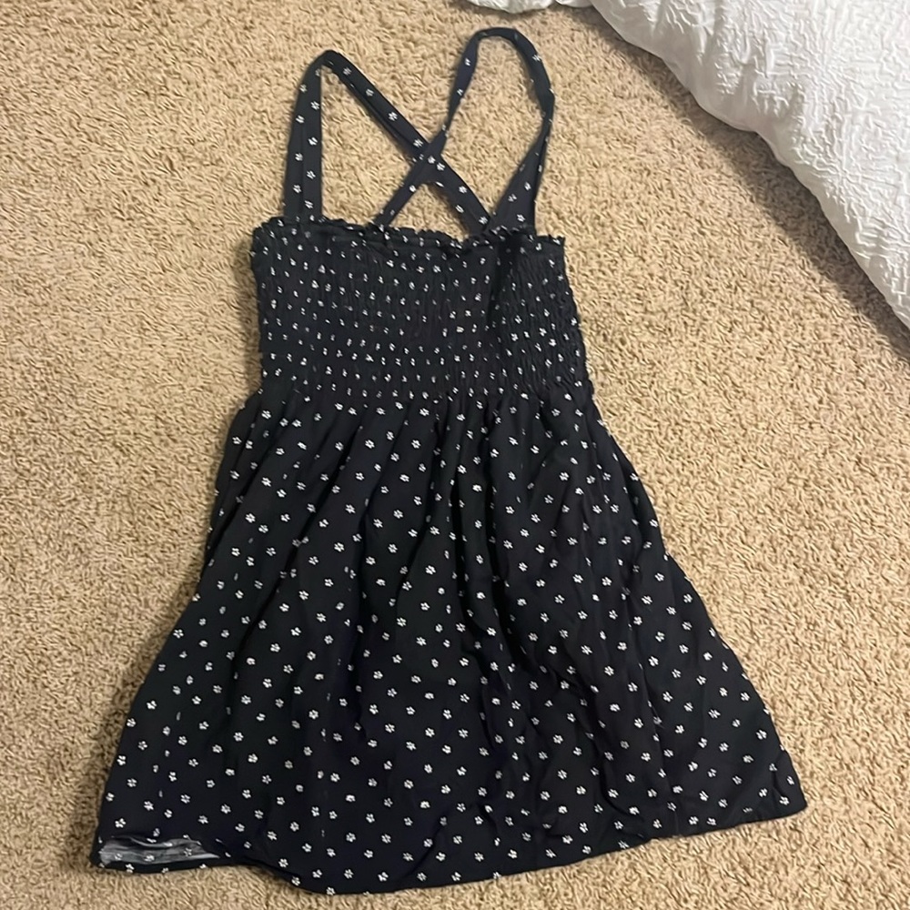 Floral black and white American Eagle dress